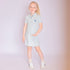 Blue Girls Polo Dress
