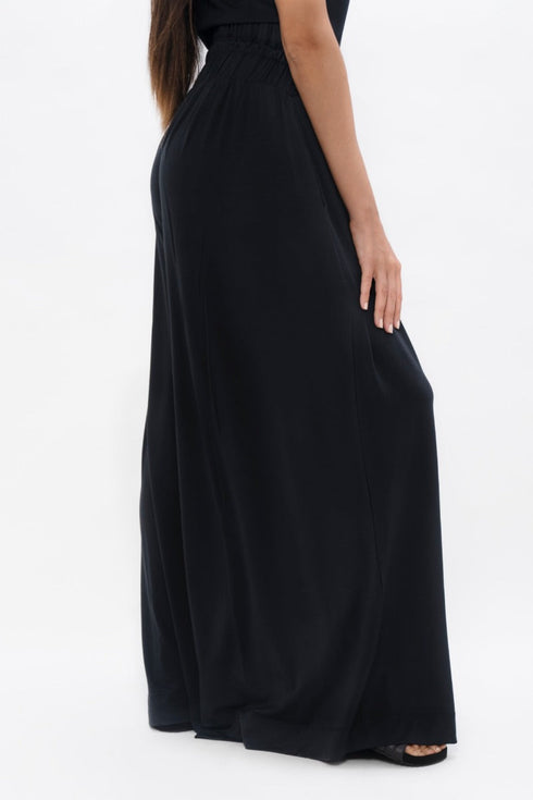 Ankara - Palazzo Jogger - Black Sand