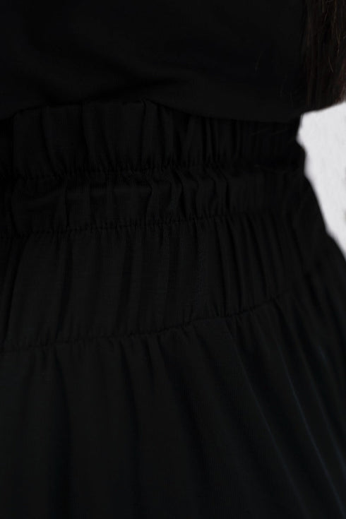 Ankara - Palazzo Jogger - Black Sand