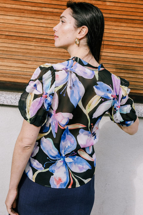 Blouse Magnolia noire
