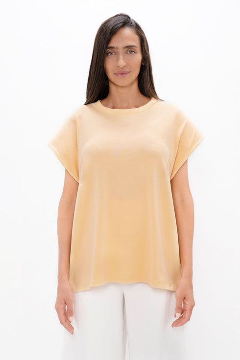 Muscat - Bold Shoulder Tee - Desert Mist