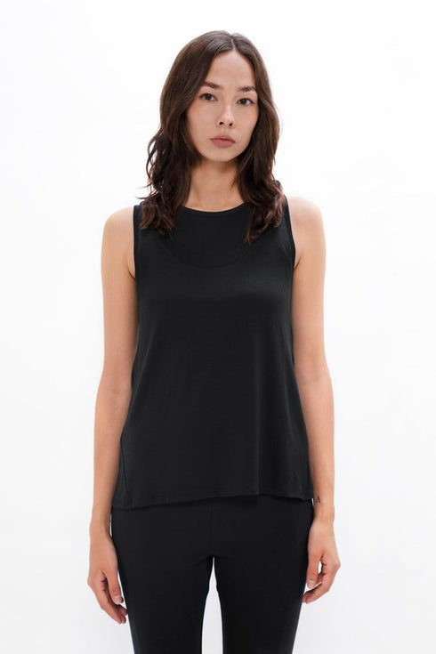 Brussels - Sports Tank Top - Black Sand