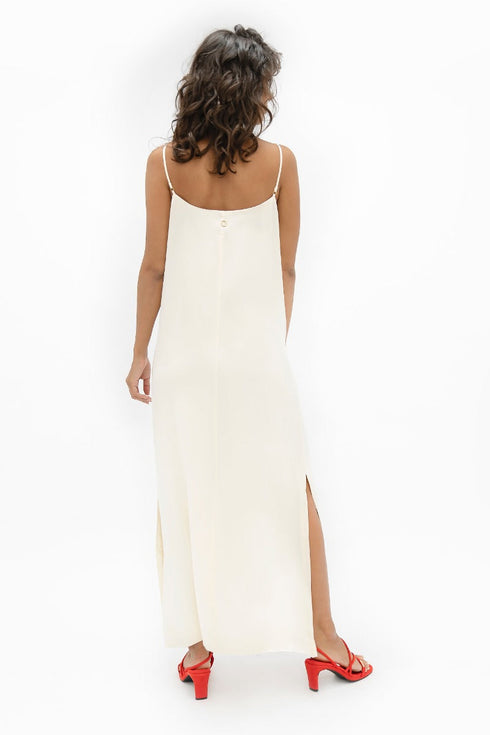 Calabar - Slip Dress - Pearl