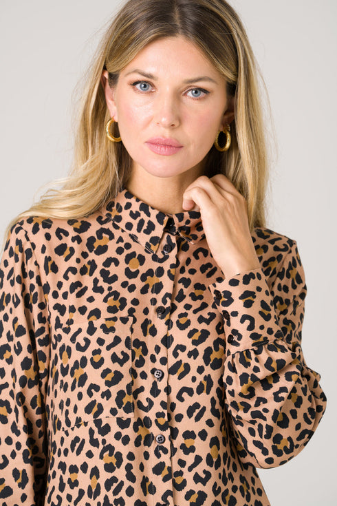 Chemise Kauri léopard