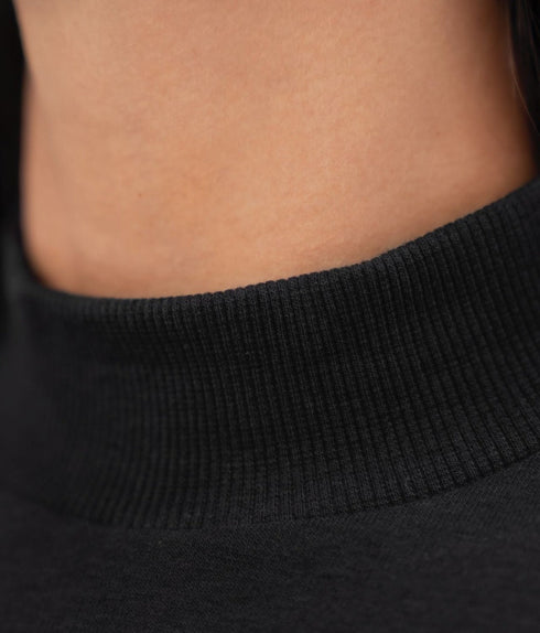 Doha - High Neck - Black Sand