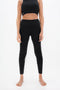 Munich - High Waisted Leggings - Black Sand