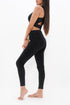 Munich - High Waisted Leggings - Black Sand