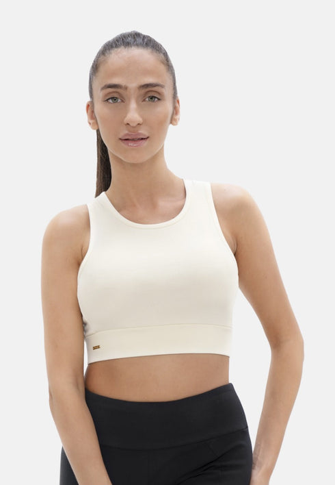 Boston - Open Back Bra Top - Powder