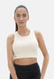 Boston - Open Back Bra Top - Powder