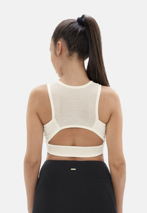 Boston - Open Back Bra Top - Powder