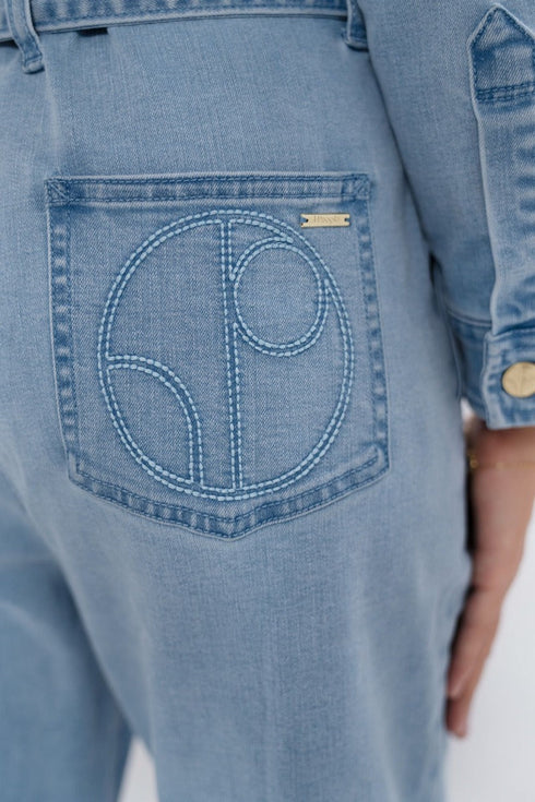 San Francisco - Denim Boilersuit - Sky