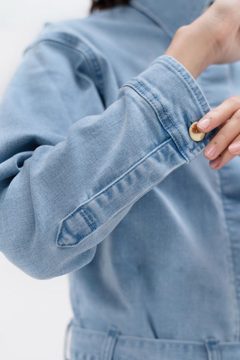 San Francisco - Denim Boilersuit - Sky