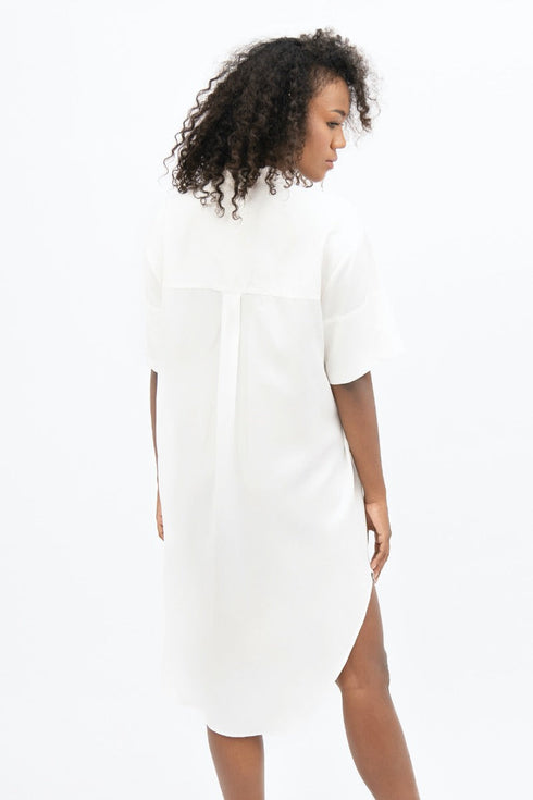 Seville - Midi Dress - Porcelain