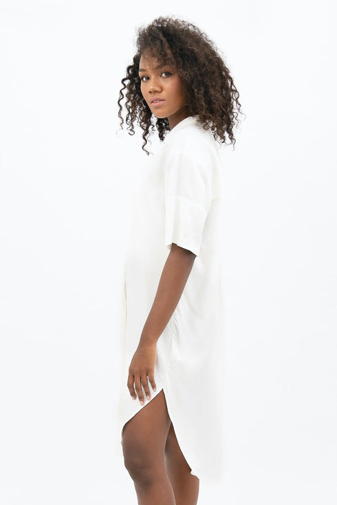 Seville - Midi Dress - Porcelain