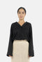 Siena Batwing Sleeve Shirt-Black