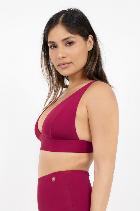 Uluwatu - Timeless Classic Bikini Top - Red Coral