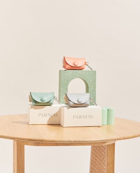 Bo Vegan Leather Poop Bag Holder