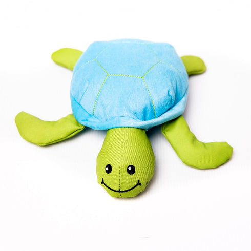 100% Recycled Plastic Plush Turtle Dog Toy