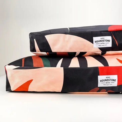 Denim & Upcycled Latex Dog Bed