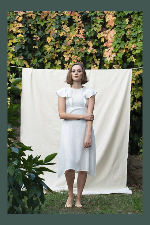 Pearl Dress Cotton & Viscose Blend